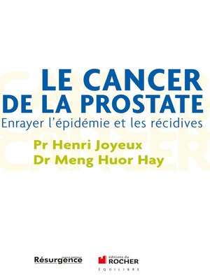 cover image of Le cancer de la prostate